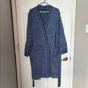 Blue Wrap Cardigan